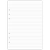 (5 Pack) A5 Lined Refills Paper for Filofax Planner/Binders/Organizer, 6