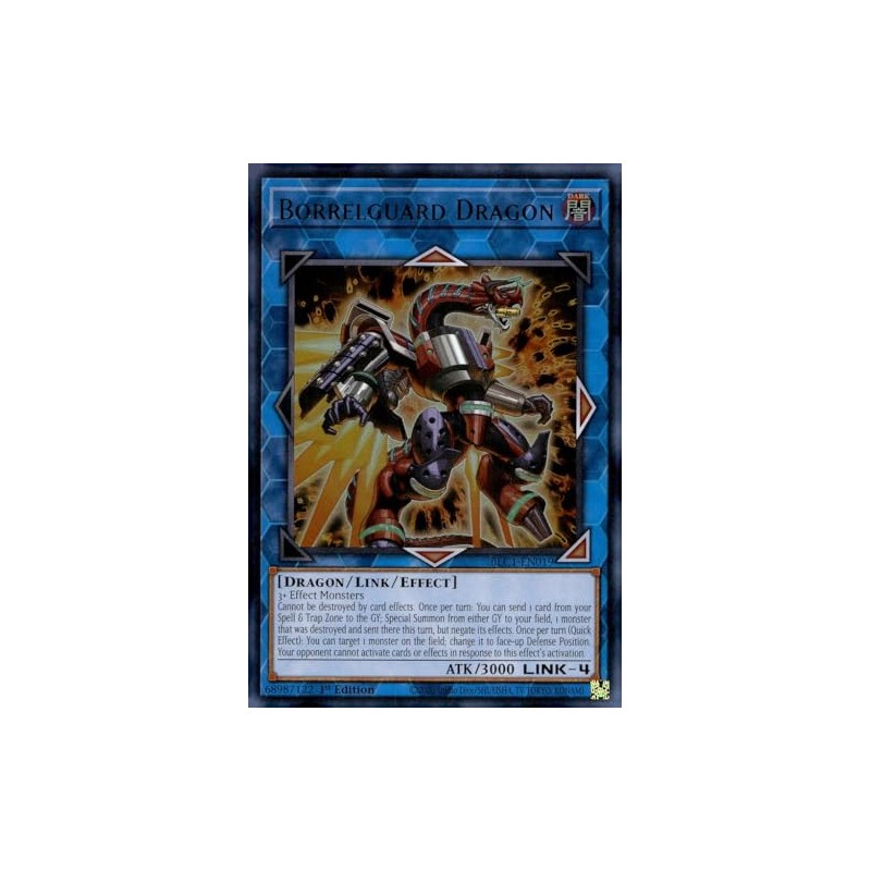 YU-GI-OH! Borrelguard Dragon (Silver) - BLC1-EN019 - Ultra Rare -