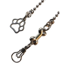 Paw Print Dog Bone Light Fan Pull Chain Ball Chain Extender Replacement