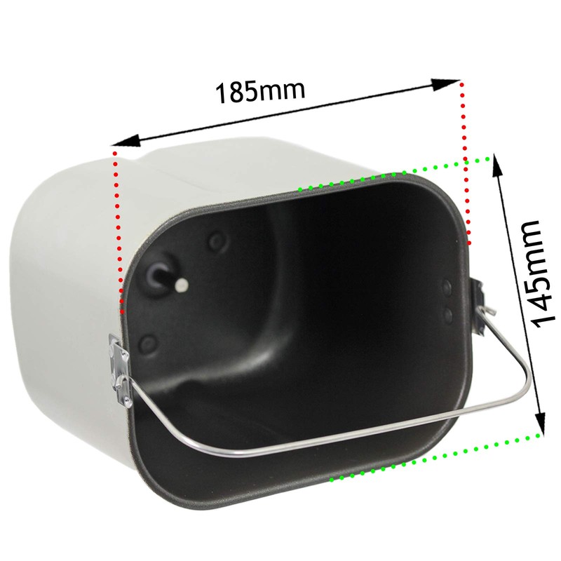 SPARES2GO Baking Pan for Morphy Richards Breadmaker