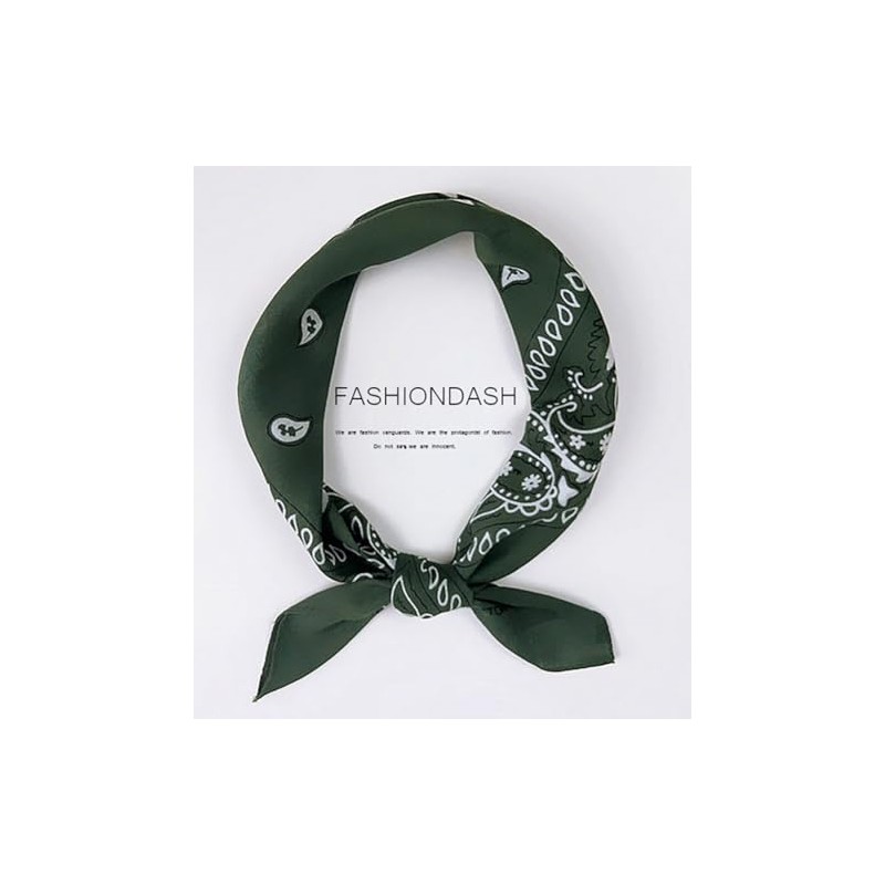 Fosys Bandana, 100% Cotton, Cashew Nut Pattern, 21.7 x 21.7