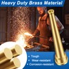3/4 GHT Brass Garden Water Hose Spray Nozzle, 6 Inch