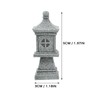 YARDWE 3 Pcs Decor Micro Landscape Pavilion Model Pavilion Desktop