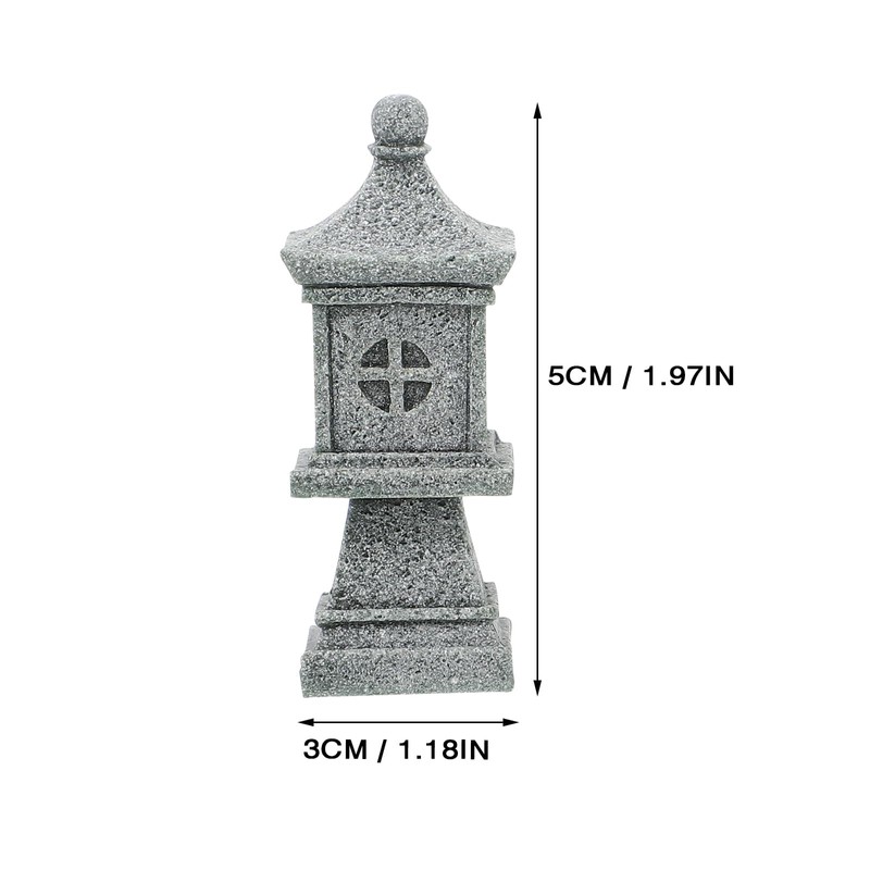 YARDWE 3 Pcs Decor Micro Landscape Pavilion Model Pavilion Desktop