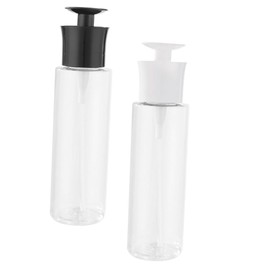 Alipis Kitchen Soap Dispenser Set 2 Lotion Pump Bottles Refillable Plastic Containers