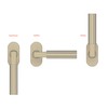 Beschläge Hamburg Window Handle: Window Lever GRO PRIME DK 20-07ZAMAK
