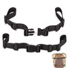 Adjustable Chest Strap Backpack, Pack of 2 Nylon Backpack Straps