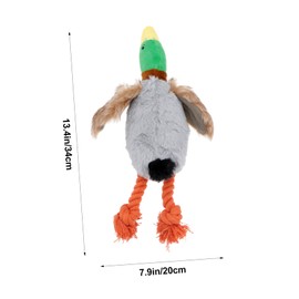 Gatuida Pet Plush Duck with Squeaker Soft and Creative Chew for Dogs for Interactive Play and Fetch Pet Supply for Puppies and Dogs