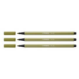 STABILO 3 Medium Tip Pens Pen 68 Spinach Green