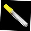 LIFKOME 10pcs Transparent Sealed Tube Needle Holder Storage Bottles for