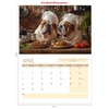 Wall Calendar 2025 UK - A4 Dog 2025 Calendar, Month-to-View