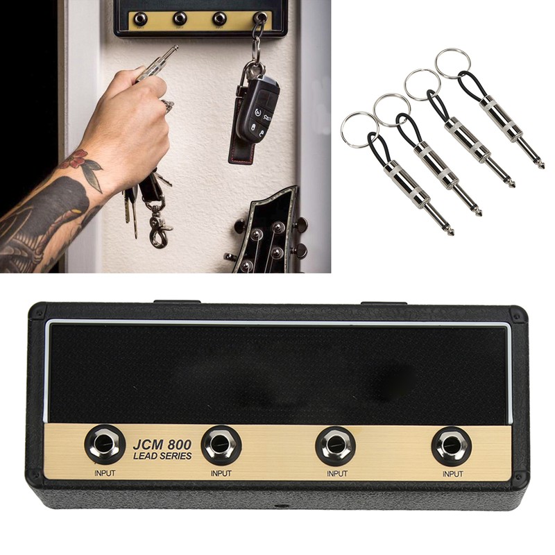 Guitar Amp Key Hanger Wall Mounting Jack Rack Includes 4