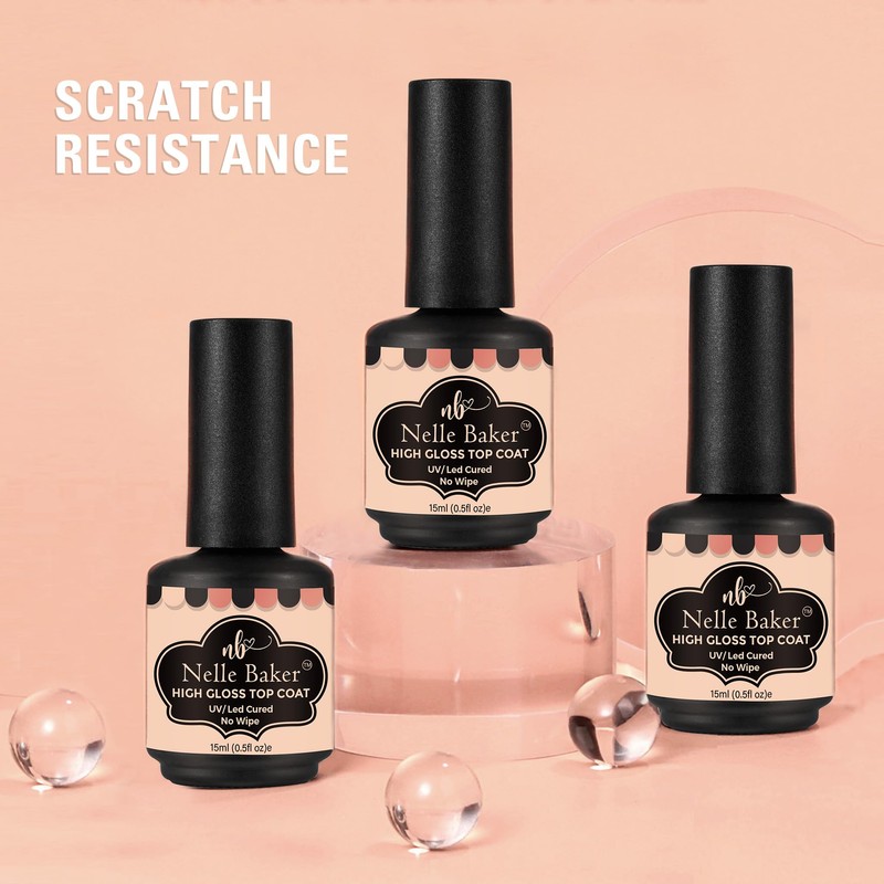 Nelle Baker High Shine Glossy Top Coat
