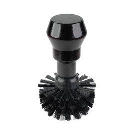 Bamynoir Coffee Portafilter Cleaning Brush, Wooden Construction, Designed for 58MM Portafilters, Efficiently Removes Coffee Grounds,(58mm Black)