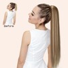 SEIKEA 28" Ponytail Extensions Drawstring Long Straight Fake Pony Tail
