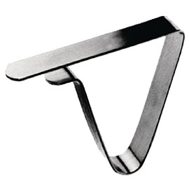 Table Cloth Clips Top Bar of Clip 75mm. Pack quantiy: 4
