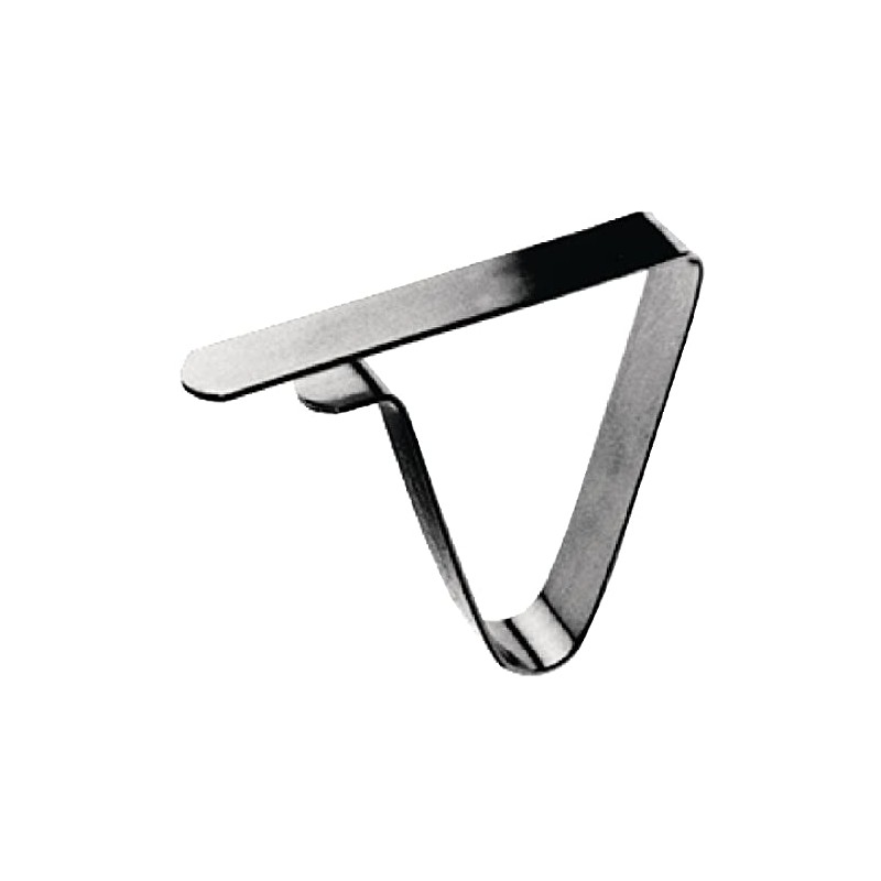 Table Cloth Clips Top Bar of Clip 75mm. Pack quantiy: