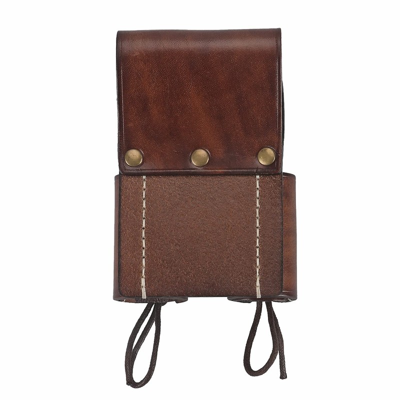 TOURBON Leather Tool Organizer Bull Pin Holster Wrench Hammer Holder