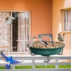 VeyFolzin.st Deck Mounted Bird Bath Bowl Spa for Outside, Detachable