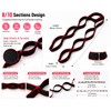 Sectioned Resistance Band for Stretching & Pilates – Portable Elastic