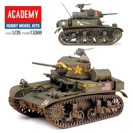Plastic Model 269 US Army M3A1 Stuart Light Tank Academy/Plastic Model/Assembly/Tank/Tank / 프라모델269 미군 M3A1 스튜어트 경전차 탱크 아카데미/프라모델/조립/전차/탱크