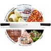 DELFINA 15 Inch Double Handle Cheese Knife with Blade Protector,