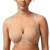 HSIA Minimizer Bra for Women - Plus Size Lace Bra
