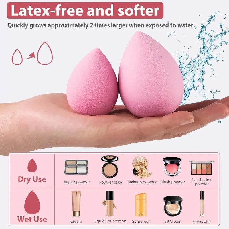 Kit Profesional De Maquillaje 41 Piezas, Brochas Vzswnk $