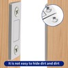 Beatyarmy 4Pcs Magnetic Door Catches，Ultra Thin Cupboard Door Magnets，Double Magnetic