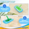 KEEPOW Reusable Microfiber Mop Pads Compatible with Sweeper Mop Replacement