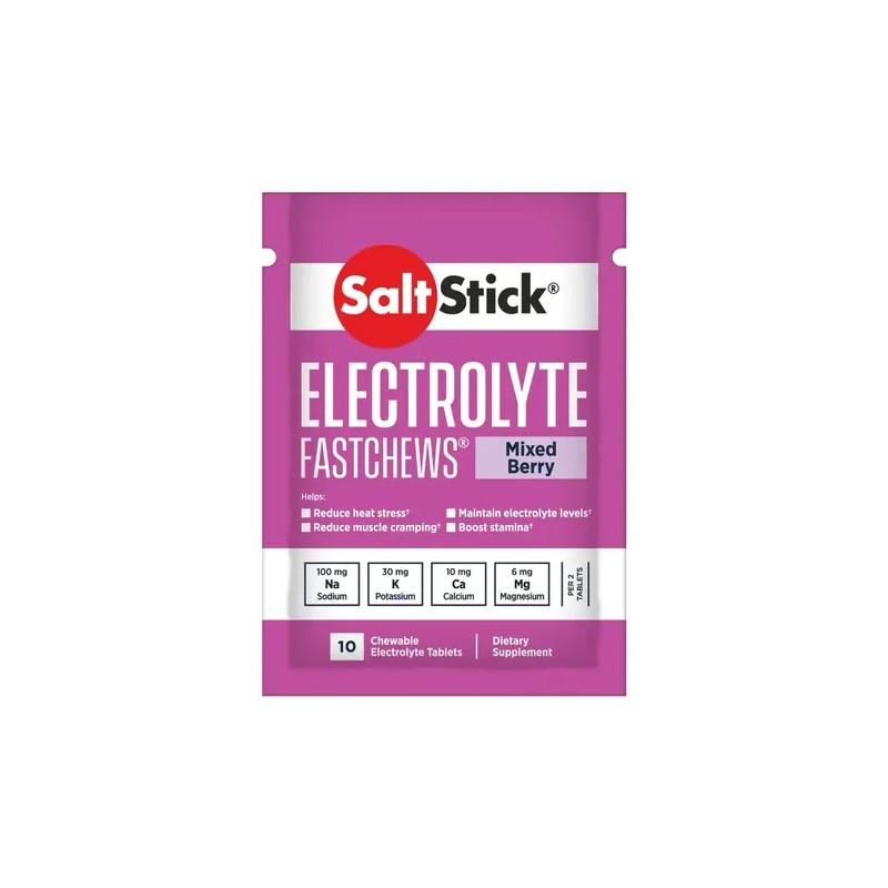 Saltstick 10 Tabletas Masticables Electrolitos De Sabores