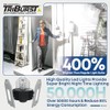 Bell+Howell Triburst Screw in LED Garage Lights, 4000LM LED Shop