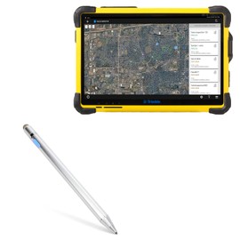 BoxWave Stylus Pen Compatible with Trimble T10 - AccuPoint Active Stylus, Electronic Stylus with Ultra Fine Tip - Metallic Silver