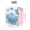 JICFDAO Diamond Painting Schmuckkästchen Damen 9.5x9.5cm Diamant Malerei Schmuckkasten Reise