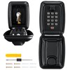 DYDHRER Key Safe with Number Code, 12 Digits, Waterproof, Key