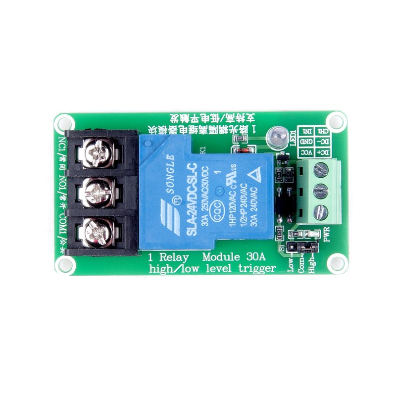 KNACRO 1-Channel DC 24V Relay Module High-Low Level Triggering Optocoupler