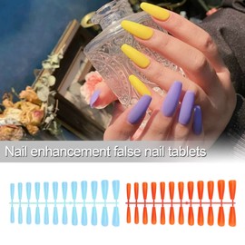 OTOTEC 384pcs Extra Long Fake Nails Coffin - Full Cover Press On Nails Coffin 16 Color False Nails Stick On Nails for Women Girls Manicure Nail Art Decorations