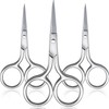 Mudder 3 Pack Small Nose Scissors Facial Hair Trimming Mini