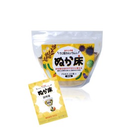 TAC21 ぬか床 農薬 化学肥料 不使用 米ぬか 国産原料100% 無添加 ウニ殻カルシウム アカモク ハト麦入り 自立式パック (１個＋説明書付き)