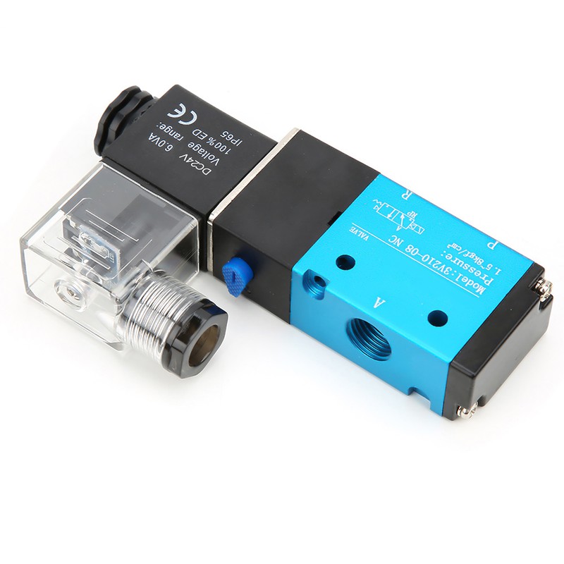 3V210-08 2 Position 5 Way Solenoid Valve PT1/4in 1.2MPa 170Psi
