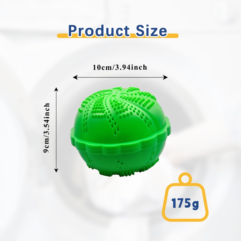 2PACK Laundry Balls Set Washer Ball for Super Washing Machine