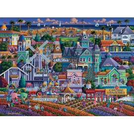 Buffalo Games - Eric Dowdle - Carlsbad - 1000 Piece Jigsaw Puzzle for Adults -Challenging Puzzle Perfect for Game Nights - Finished Size is 26.75 x 19.75