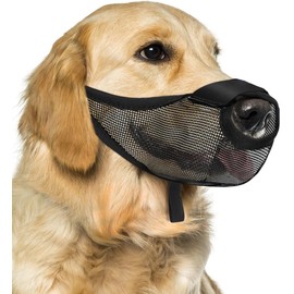 Dog Muzzle Cover, mesh Dog Muzzle Cover, Anti-bite and Anti-Barking Chewing, Breathable Dog Muzzle Cover, Adjustable Straps, Allows Drinking, can be Used for outings and Walks
