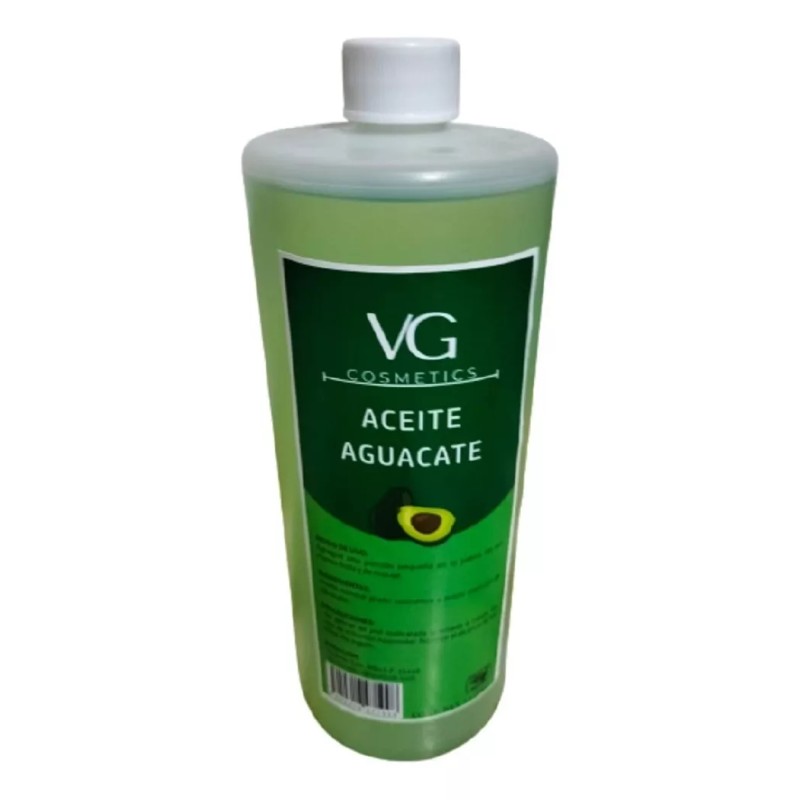 VGCOSMETICS Aceite Masajes Aguacate Corporal Profesional Spa 1 Litro