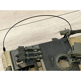 GI Joe Hammer Antenna Black 3D Printed Hummer