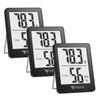 DOQAUS Digital Hygrometer Indoor Thermometer 3 Pack, Room Thermometer with