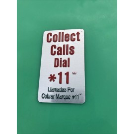 Vintage Coin Payphone Plaque Sign Sticker Plaque Metal GTE Verizon Frontier New