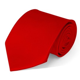 classic tie with operating instructions wide many colors satin tie mens., Color: red