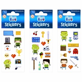 Sticker Set for Kids, Game Theme Stickers