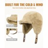 CLAPE Snow Trapper Hat Women's Winter Trooper Hat Ear Flap
